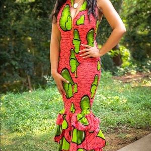 Custom African elegant dress